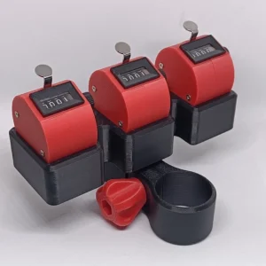 Triple Red/Black Clicker Fish Counter