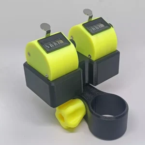 Double Yellow/Black Clicker Fish Counter