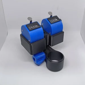 Double Blue/Black Clicker Fish Counter