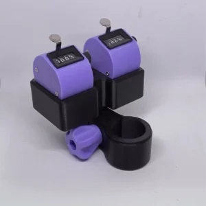 Double Purple/Black Clicker Fish Counter