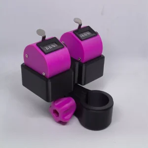 Double Purple/Black Clicker Fish Counter