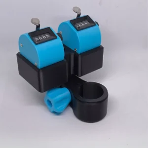 Double Teal/Black Clicker Fish Counter