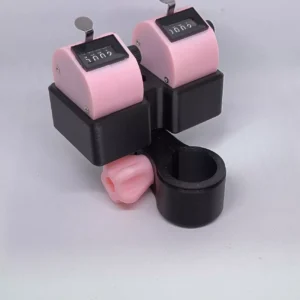 Double Pink/Black Clicker Fish Counter