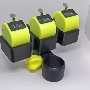 Triple Yellow/Black Clicker Fish Counter