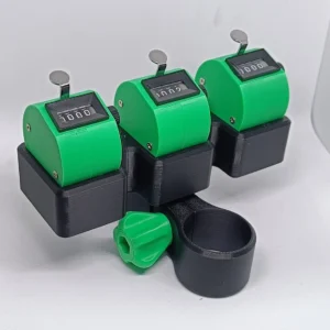 Triple Green/Black Clicker Fish Counter