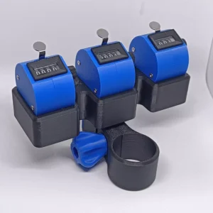 Triple Blue/Black Clicker Fish Counter
